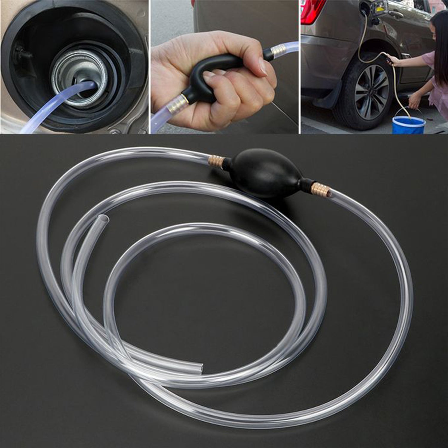 9085 Fuel Transfer Pump Kit. Flow Hand Pump Portable Manual Car Fuel Transfer Pump for Petrol Diesel Oil Liquid Water Fish Tank. DeoDap 9085 Fuel Transfer Pump Kit. Flow Hand Pump Portable Manual Car Fuel Transfer Pump for Petrol Diesel Oil Liquid Water Fish Tank. DeoDap